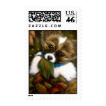 PAPILLON PUPPY DOG AUTUMN Postage PAPILLON PUPPY DOG AUTUMN Postage