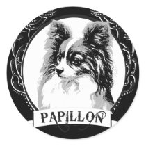 Papillon T-shirt stickers
