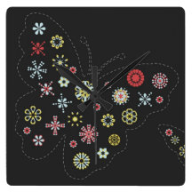 Papillonelle Wall Clock
