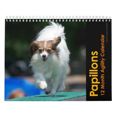 Papillons Agility Wall Calendar Papillons Agility Wall Calendar
