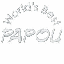 Papou Polo - Great Greek Grandpa Gift! Longsleeved embroidered shirts