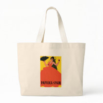 Paprika Spain VIntage Label Canvas Bags