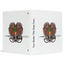 Papua New Guinea Coat of Arms detail 3 Ring Binder