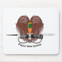 Papua New Guinea Coat of Arms Mousepad