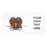 Papua New Guinea Coat of Arms Personalized Photo Card