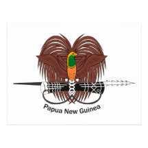 Papua New Guinea Coat of Arms Postcard