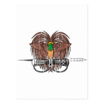 Papua New Guinea Coat Of Arms Postcard