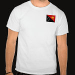 Papua New Guinea Flag Map Basic T-Shirt