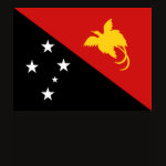 Papua New Guinea Flag Map Spaghetti Top