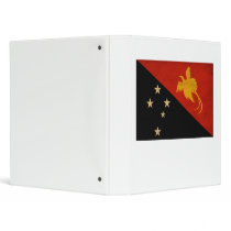 Papua new Guinea Flag 3 Ring Binder