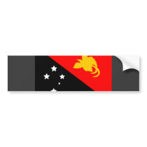 Papua New Guinea Flag bumper stickers