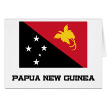 Papua New Guinea Flag cards