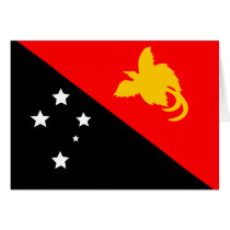 Papua New Guinea Flag cards