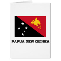 Papua New Guinea Flag cards
