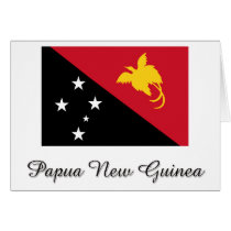 Papua New Guinea Flag Design cards