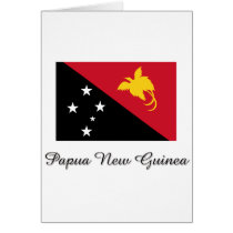 Papua New Guinea Flag Design cards