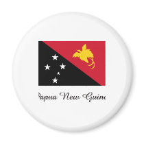 Papua New Guinea Flag Design magnets by flagshirt Papua New Guinea Flag Design magnets