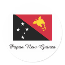 Papua New Guinea Flag Design stickers by flagshirt Papua New Guinea Flag Design stickers