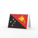 Papua New Guinea Flag Greeting Card