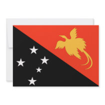 Papua New Guinea Flag invitations by flagshirts Papua New Guinea Flag invitations