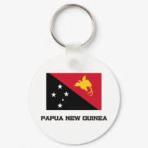 Papua New Guinea Flag keychains by tshirtshirts Papua New Guinea Flag keychains
