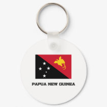 Papua New Guinea Flag keychains by tshirtshirts Papua New Guinea Flag keychains