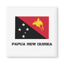 Papua New Guinea Flag magnets by tshirtshirts Papua New Guinea Flag magnets