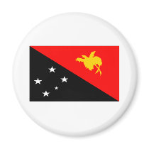 Papua New Guinea Flag magnets by CulturalPerspective3 Papua New Guinea Flag magnets