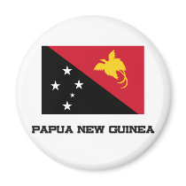 Papua New Guinea Flag magnets by tshirtshirts Papua New Guinea Flag magnets