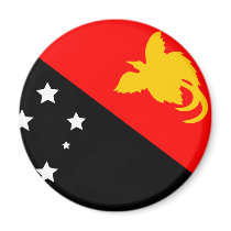 Papua New Guinea Flag magnets by coolcountry Papua New Guinea Flag magnets