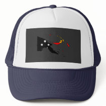 Papua New Guinea flag map hats by FlagStore Papua New Guinea flag map hats