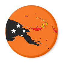 Papua New Guinea flag map magnets by FlagStore Papua New Guinea flag map magnets