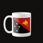 Papua New Guinea Flag Map Classic Mug