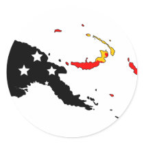 Papua New Guinea flag map stickers by FlagStore Papua New Guinea flag map stickers