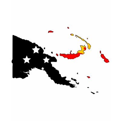Papua New Guinea flag map Shirt by FlagStore