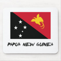 Papua New Guinea Flag Mouse Pads
