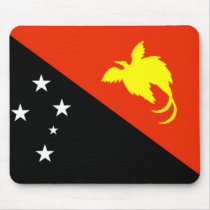 Papua New Guinea Flag Mousepad
