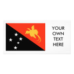Papua New Guinea Flag Photo Card Template
