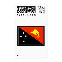 Papua New Guinea Flag postage