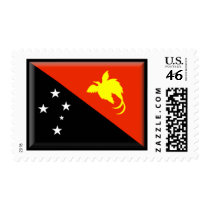 Papua New Guinea Flag postage