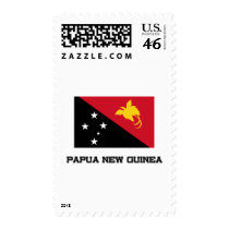 Papua New Guinea Flag postage