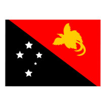 Papua New Guinea Flag posters by coolcountry Papua New Guinea Flag posters