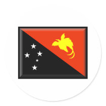 Papua New Guinea Flag stickers by jacinto888 Papua New Guinea Flag stickers