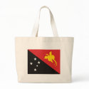Papua New Guinea Flag Tote Bag