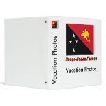 Papua-New Guinea Flag with name in Russian binders
