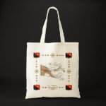 Papua New Guinea Map Flag Border Bag