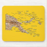 Papua New Guinea Map Mousepad