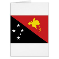 Papua New Guinea National Flag cards