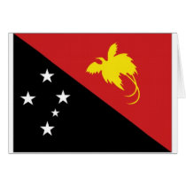 Papua New Guinea National Flag cards