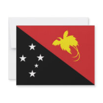 Papua New Guinea National Flag invitations by All_Flags Papua New Guinea National Flag invitations